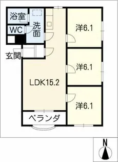 SUNRISE【1階】の間取り
