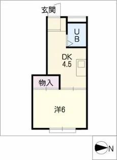 ハイツ・ヤマサ【2階】の間取り