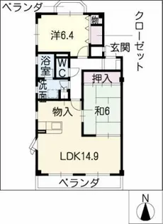 エトウエル コート【2階】の間取り