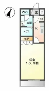 セケト アム【1階】の間取り