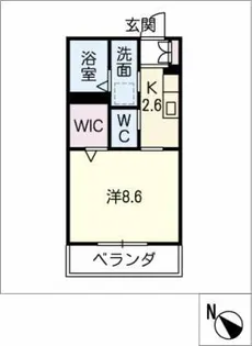 クオリスタ【2階】の間取り