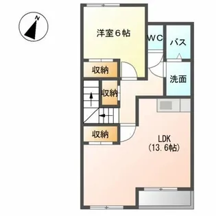 ヒルトップ ネウラ【2階】の間取り
