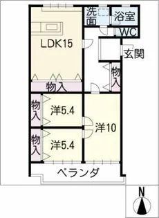 ダイイク2【2階】の間取り