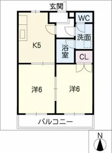 グリーンハウス【1階】の間取り