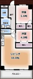 第3林ビル【303号室】の間取り