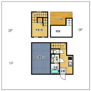 コーポバンラック吉塚【102号室】の間取り