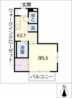 ヴァンベール【2階】の間取り