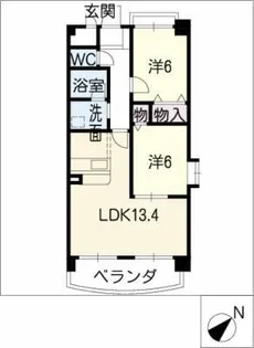 アーバンヒルズ【3階】の間取り