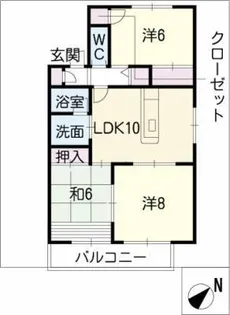 グランシャリオ【2階】の間取り