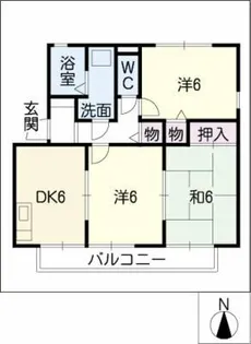 エクセルシティ ノヴァ【2階】の間取り