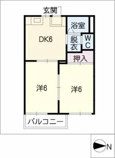 コトー東山【1階】の間取り
