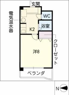 VEGA春里【1階】の間取り