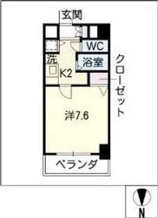 プレサンス名古屋STATIONアライブ【3階】の間取り