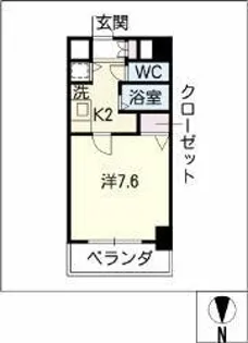 プレサンス名古屋STATIONアライブ【3階】の間取り