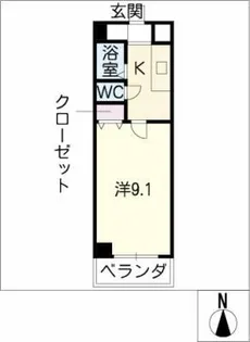 ブロア南山Ⅰ【2階】の間取り