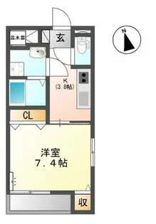 エスポワール【2階】の間取り