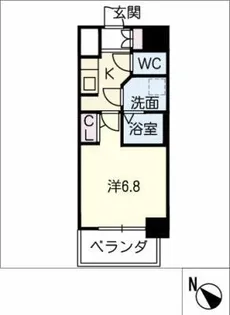 CKーRESIDENCE野並駅前【4階】の間取り