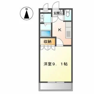 サンハイム立込【2階】の間取り