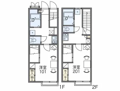 さちB【2階】の間取り