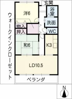正和マンション【2階】の間取り