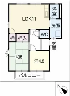 グランドカンパーニュ【2階】の間取り