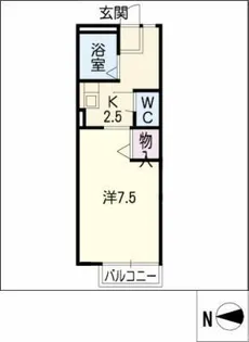 ウイングスハウス【2階】の間取り