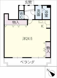 東マンション【7階】の間取り