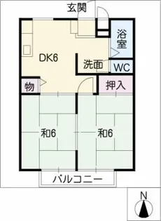 めぞん秋桜【2階】の間取り