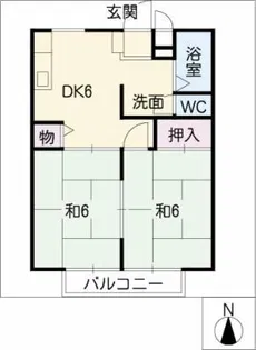めぞん秋桜【2階】の間取り