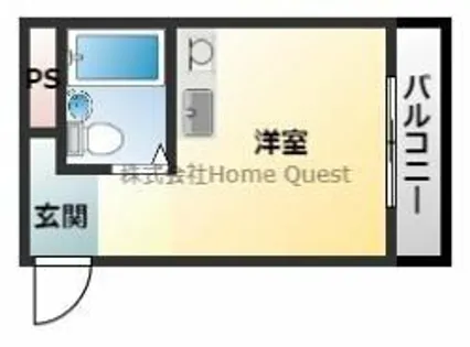 アリーヴェデルチ小阪【3階】の間取り