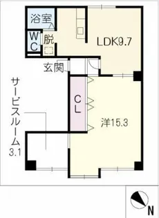 エイトビル【3階】の間取り