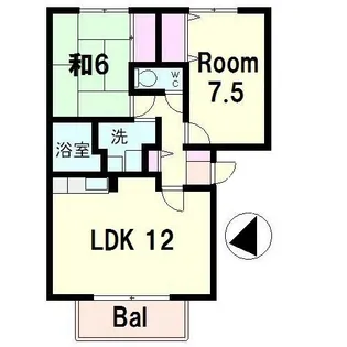 Thick Forest B棟【3階】の間取り