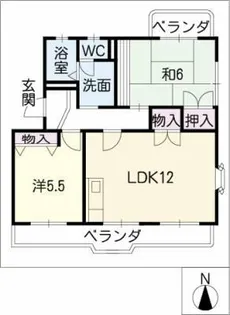 ドルフ原【1階】の間取り