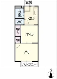クレベールI【2階】の間取り