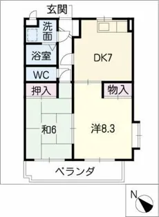 ローレルパレス【2階】の間取り