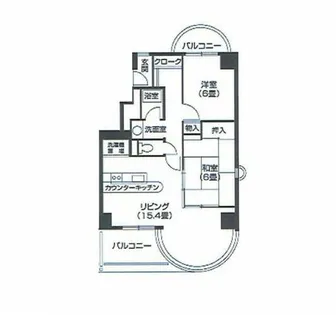 ノイメゾン京町堀【9階】の間取り