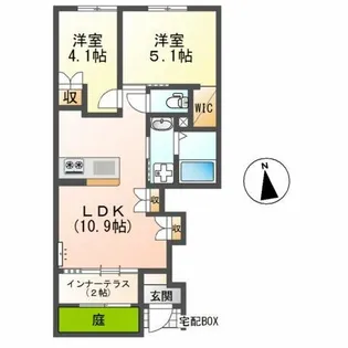 エスベランサⅤ【1階】の間取り