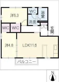 フォーレスOT【2階】の間取り