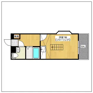 MIセレクション大橋【4階】の間取り