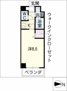 ル・ヴェール金山【2階】の間取り