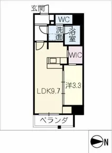 シュガーヒルズ大曽根テラス【4階】の間取り
