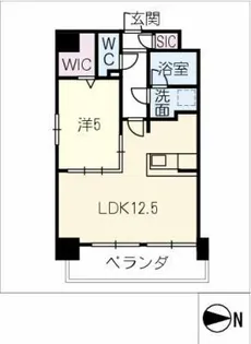 SUGAR HILLS OZONE TERRACE【5階】の間取り