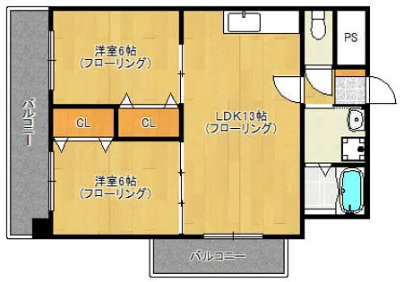 アネックスIII【4階】の間取り
