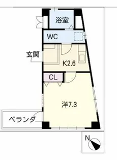 シガヤビル【6階】の間取り