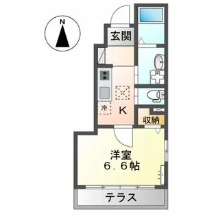 グレーシア ケーズ【1階】の間取り