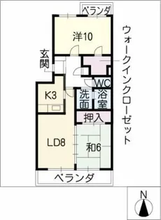 WISTERIA32【3階】の間取り