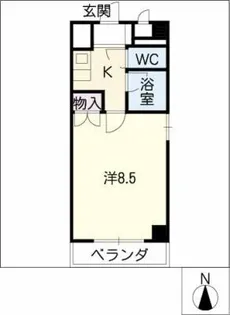 レジデンス尾州【2階】の間取り