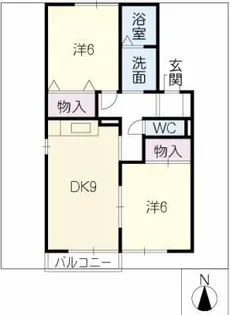 メゾン彩都A棟【1階】の間取り