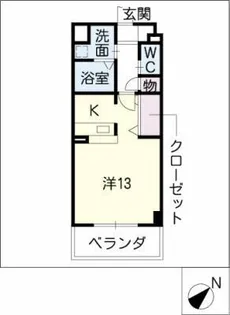 スタシオン上小田井【2階】の間取り