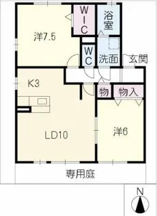 エスペランサ【1階】の間取り